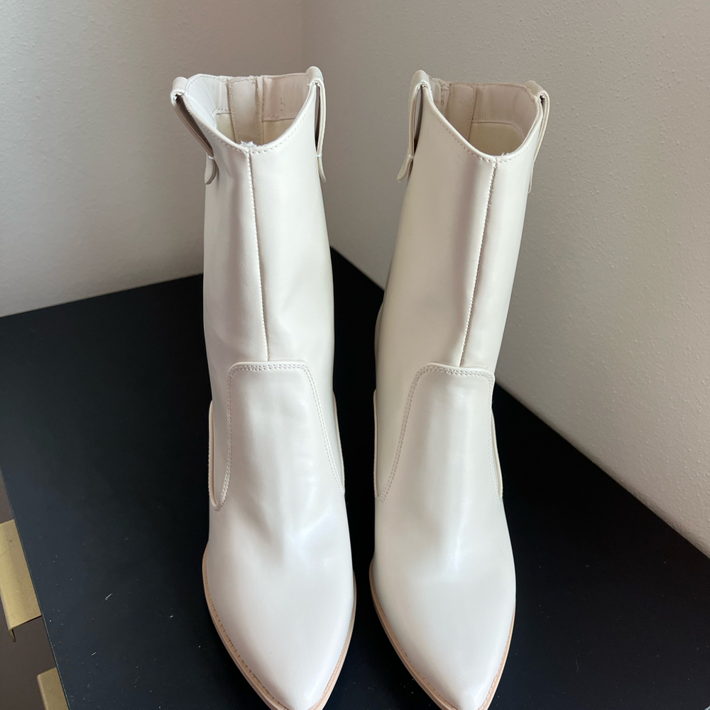VICI cream booties